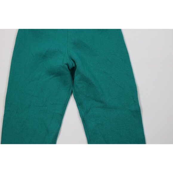 Vtg 80s 90s Russell Athletic Mens Medium Faded Blank Sweatpants Joggers Teal USA - Picture 11 of 13